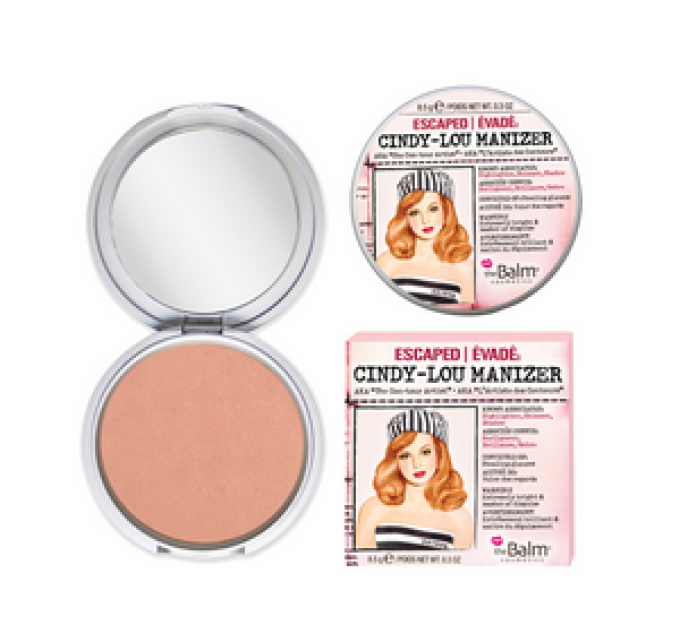 theBalm Manizers Cindy-Lou Manizer - Peachy-Pink Hued Highlighter хайлайтер для лица